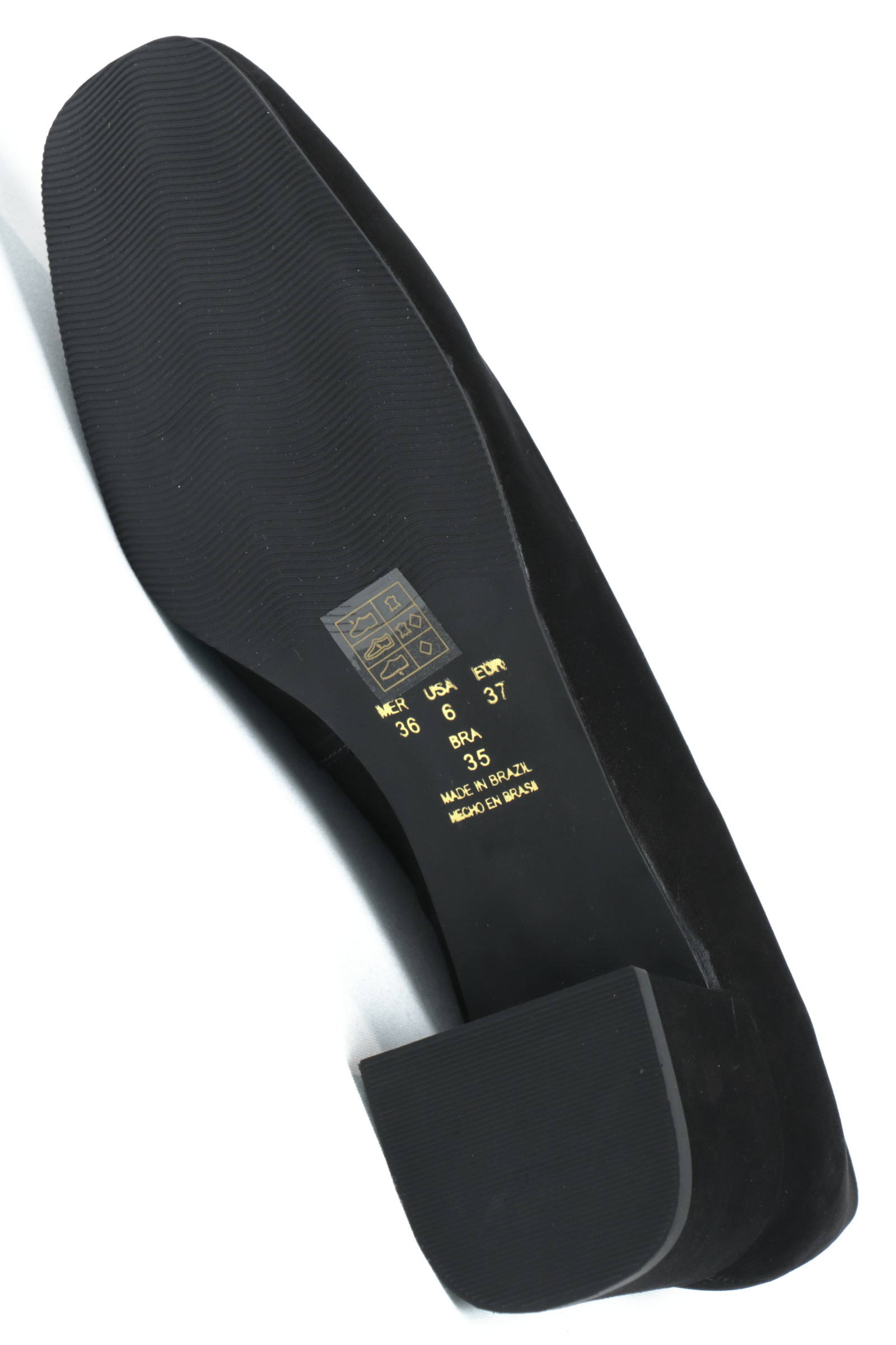 TABiTA - 5058965 スエード レザー スクエアトゥ チャンキーヒール