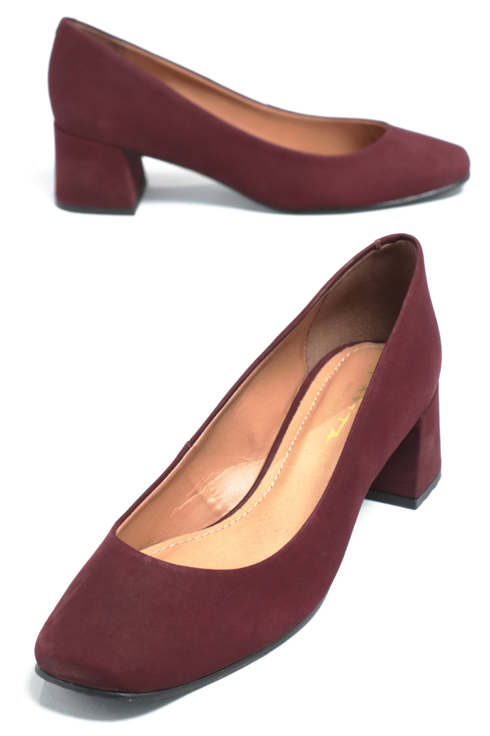 トッズ ダブルT パンプス チャンキーヒール スクエアトゥ スエード 37 楽天市場】パンプス 痛くない チャンキーヒール 走れる 5cm